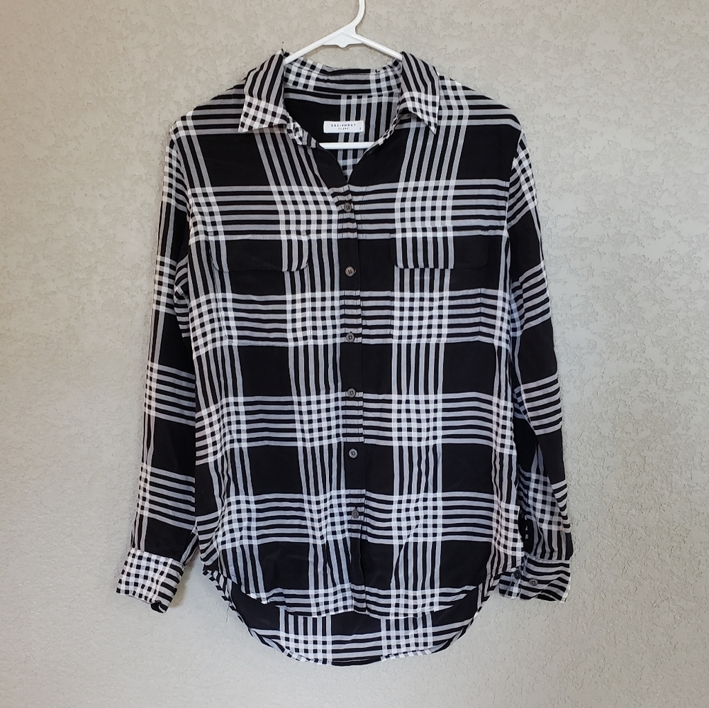 Equipment gingnam silk shirt